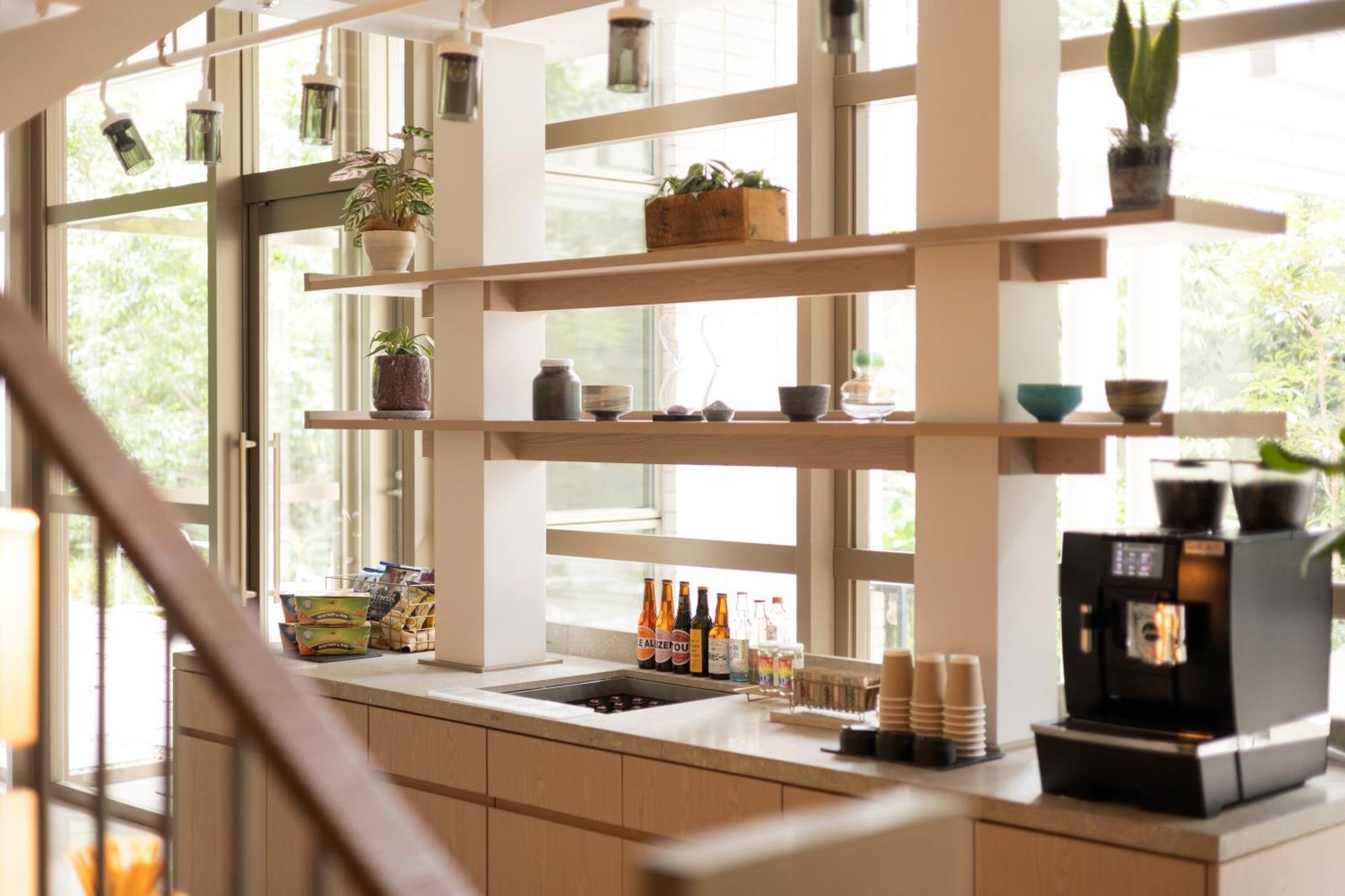 Zentis Osaka Hotel Exterior photo A coffee machine in a kitchen